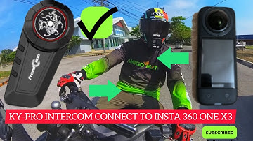 KY-PRO INTERCOM HOW TO CONNECT TO INSTA 360 ONE X3 | NAGKAROON NG BOSES C INSTA