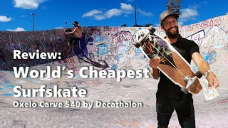 Review of the Oxelo 540 Carve: Decathlon’s Budget SurfSkate screenshot 3