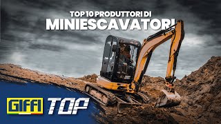 GIFFI TOP 20 | TOP 10 Produttori di Miniescavatori