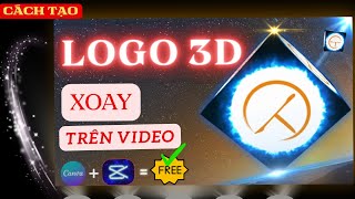 cách tạo LOGO 3D chuyển động xoay trên video