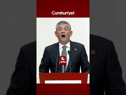 Özgür Özel'den operasyonlara tarihi rest! "Kendine gel kendine!"