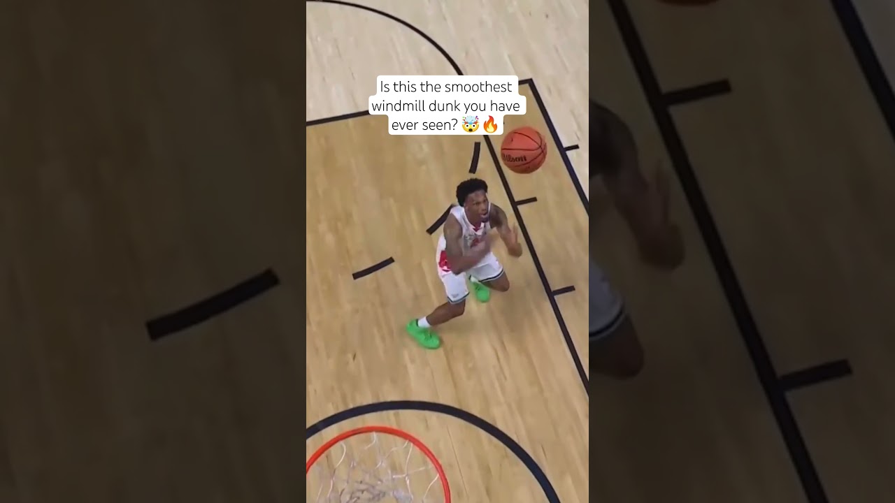 Avante Nichols takes flight with a massive between-the-legs slam! ✈️🏀 #Dunkman #shorts