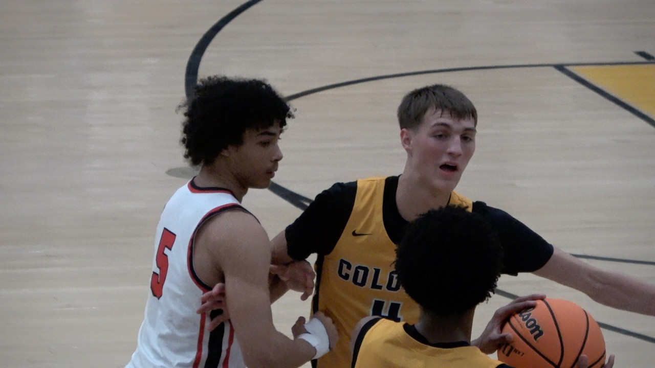 30 BALL! AIDEN DERKACK SERVES US ANOTHER 30+ PT PERFORMANCE IN COUNTRY QTRS - COLONIA VS WOODBRIGE
