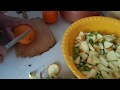 Варенье из ревеня, апельсин и яблок. Не классический способ приготовления.