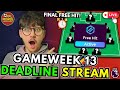 FPL GW 13 DEADLINE STREAM🔔| FREE HIT ACTIVE!✅ TEAM NEWS!⏳ | FPL 2025/26 Tips & Strategy