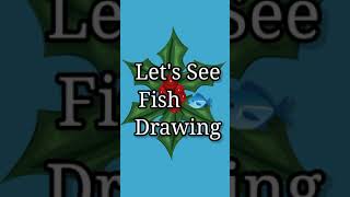 How to draw #Fish | Simple and Easy Fish Drawing from Pencil | #Short video of Fish Drawing