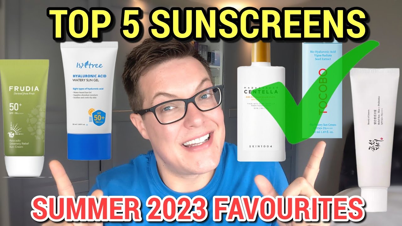 BEST SUNSCREENS 2023 I Use These SPFs All The Time (Anti Aging