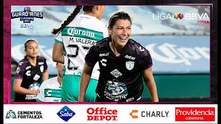 Gol de M. Alvarado | Pachuca 1 - 2 Santos | LigaBBVAMXFemenil | Guard1anes 2021 J2