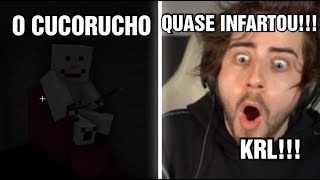 CELLBIT QUASE INFARTA APÓS CUCORUCHO APARECER ATRÁS DELE! QSMP MINECRAFT