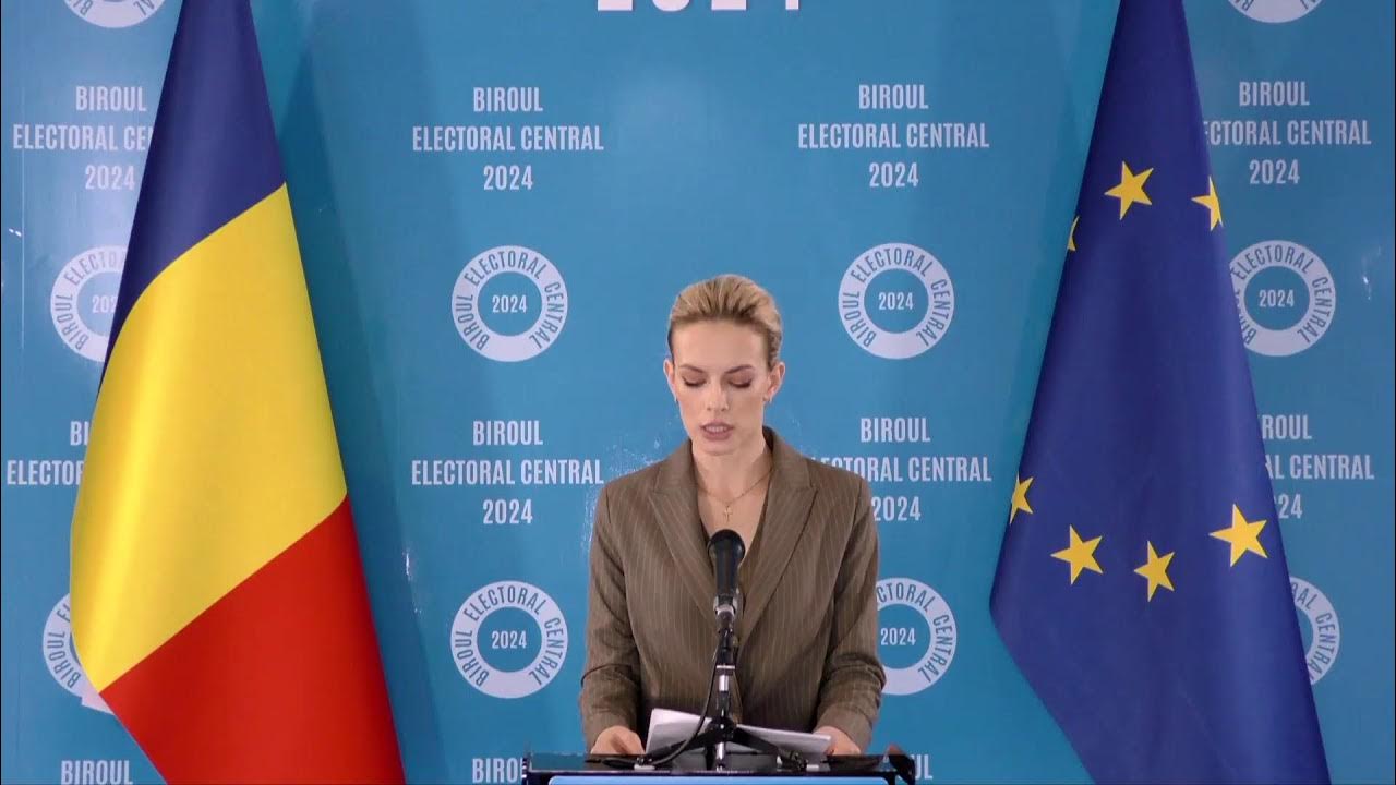 Declarații de presă BEC rezultate parțiale alegeri 9 iunie 2024 YouTube