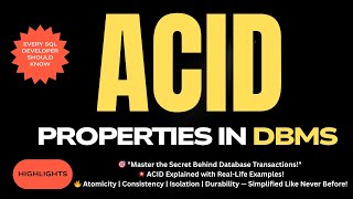 ACID Properties Explained – Database Transactions Guide