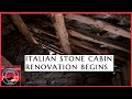 Italian stone cabin restoration  cabin road and rooms exploration italianalps