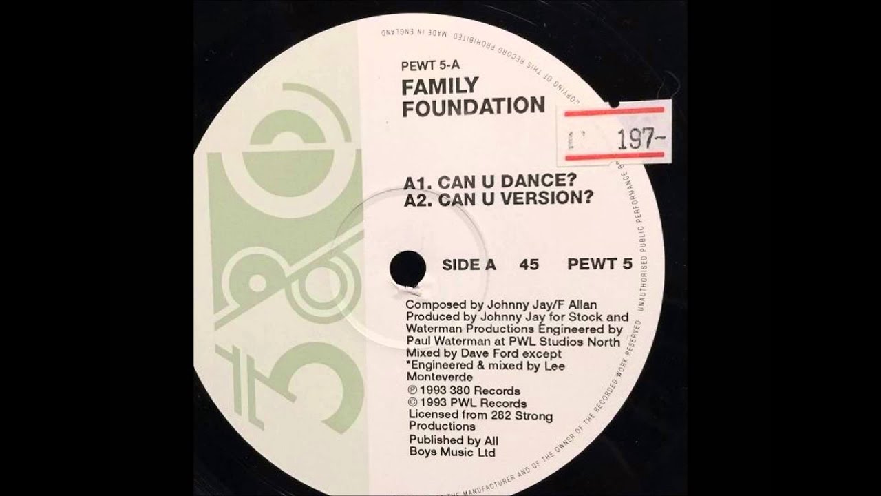 Family Foundation - Can U Dance? - YouTube