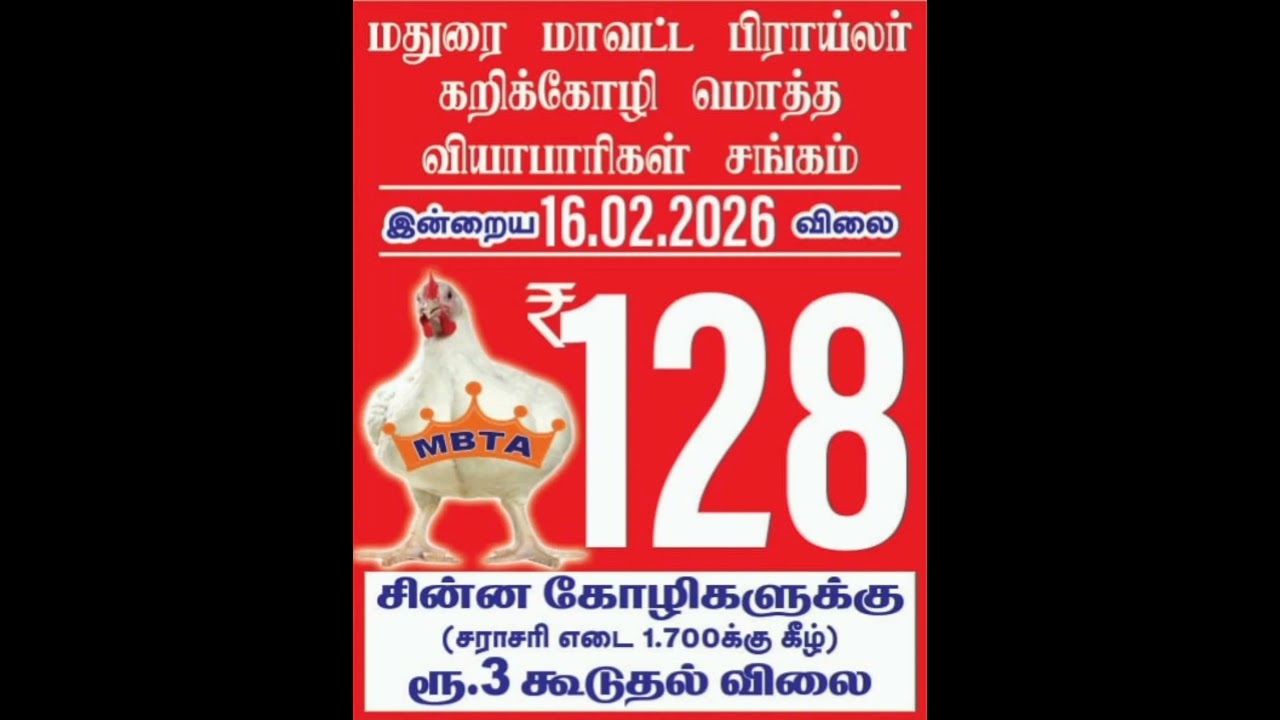 Madurai chicken rate | today chicken rate
