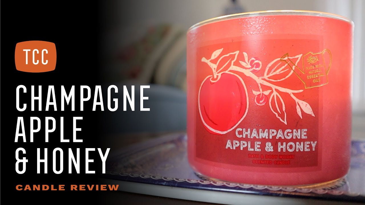 Champagne Apple & Honey Candle Review Bath & Body Works YouTube
