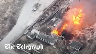 video: Rogue Russian soldiers blow up ammunition depot