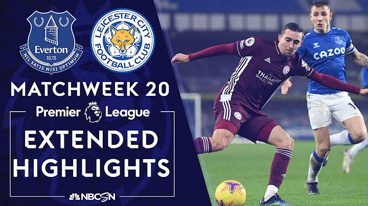 Everton v. Leicester City | PREMIER LEAGUE HIGHLIGHTS | 1/27/2021 | NBC Sports