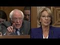 Bernie Sanders Questions Betsy DeVos: Would you be here without contributions? | ABC News