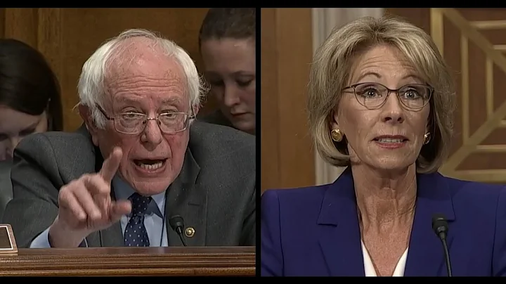 Bernie Sanders Questions Betsy DeVos: Would you be...