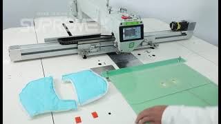Smart template sewing Cotton coat velcro stitching machine SP-913 (2021 new programmer)