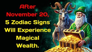 After November 20, 5 Zodiac Signs Will Experience Magical Wealth