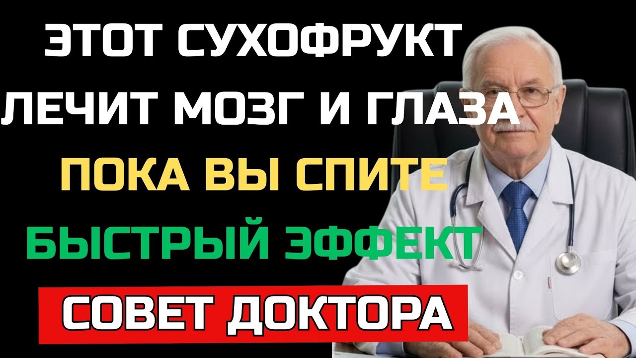 Перед сном: эти 3 сухофрукта улучшают зрение и усиливают память |ЗДОРОВЬЕ ПОЖИЛЫХ