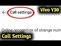 Vivo Y30 Call Settings