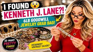 I Found Kenneth J. Lane?! 😱 6lb Jewelry Grab Bag