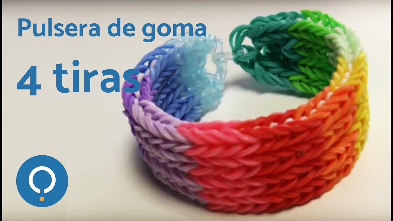 Pulsera de gomitas 4 tiras Fishtail 