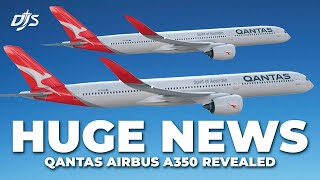 Qantas Airbus A350 Revealed