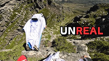 Unreal Wingsuit Flight Into A Canyon | Table Mountain | South Africa