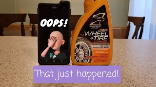 Sonim XP8 vs tire cleaner (it called the cops on me! full story)