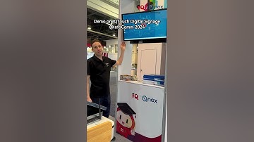 [Video in Italian] IQTouch Digital Signage Demo at InfoComm 2024