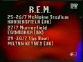 R.E.M. summer tour 1995
