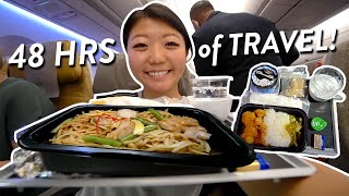 Singapore Airlines ECONOMY FOOD Review ✈️ New York to Bali (Layover Frankfurt & Singapore)