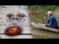 Caiman sneaks up on jeremy wade  special episode  river monsters