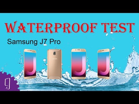 Samsung J7 Pro Waterproof Test