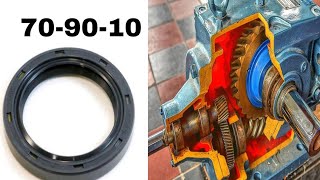 Motor gearbox oil seal change| how to replace a leaking oil seal | how to change gearbox oil seal |