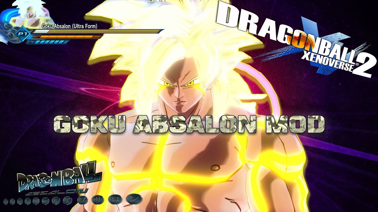 I'M ABSALON B**CH!! | GOKU ABSALON MOD | DRAGON BALL XENOVERSE 2