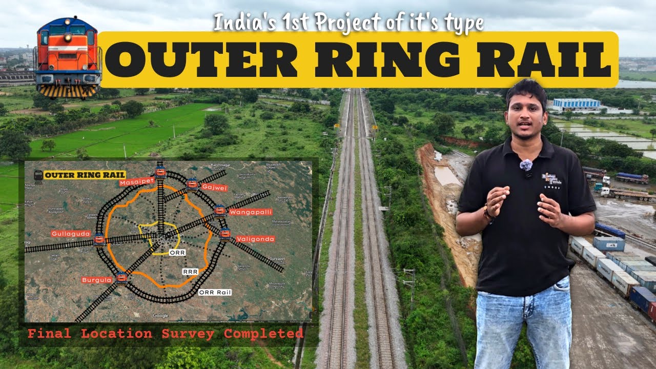 India's 1st OUTER RING RAIL Coming to Hyderabad | Roshan Vellanki