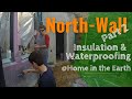 44.1, North-Wall Insulation, waterproofing and scratch stucco