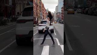 People’s reactions #nyc  #walkingdownthestreet #reactionvideo #reaction #viral #shorts #model #hair