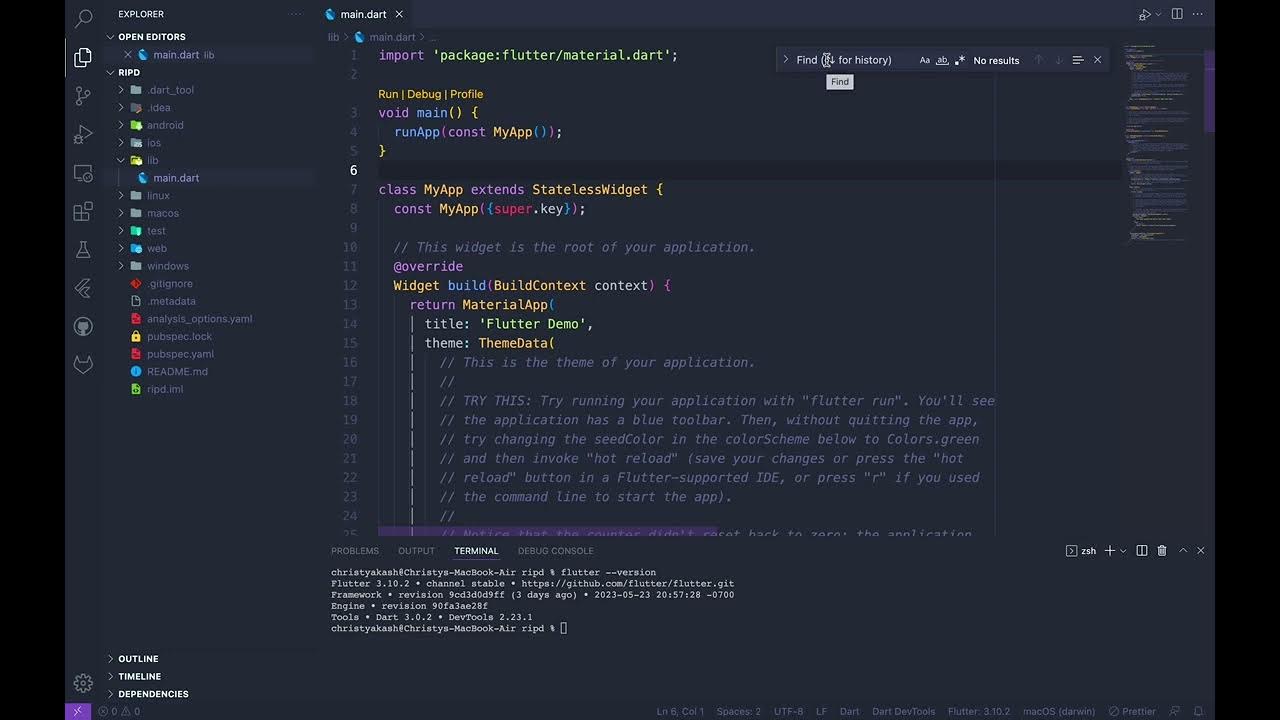 VSCODE Tips: Flutter, Easily remove the comments from startup project ...