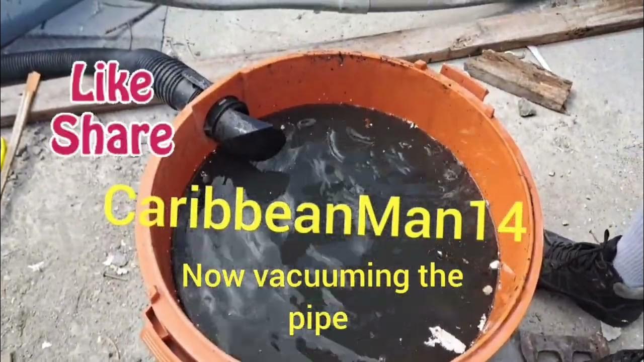 How to unclog underground downspout pvc pipe YouTube