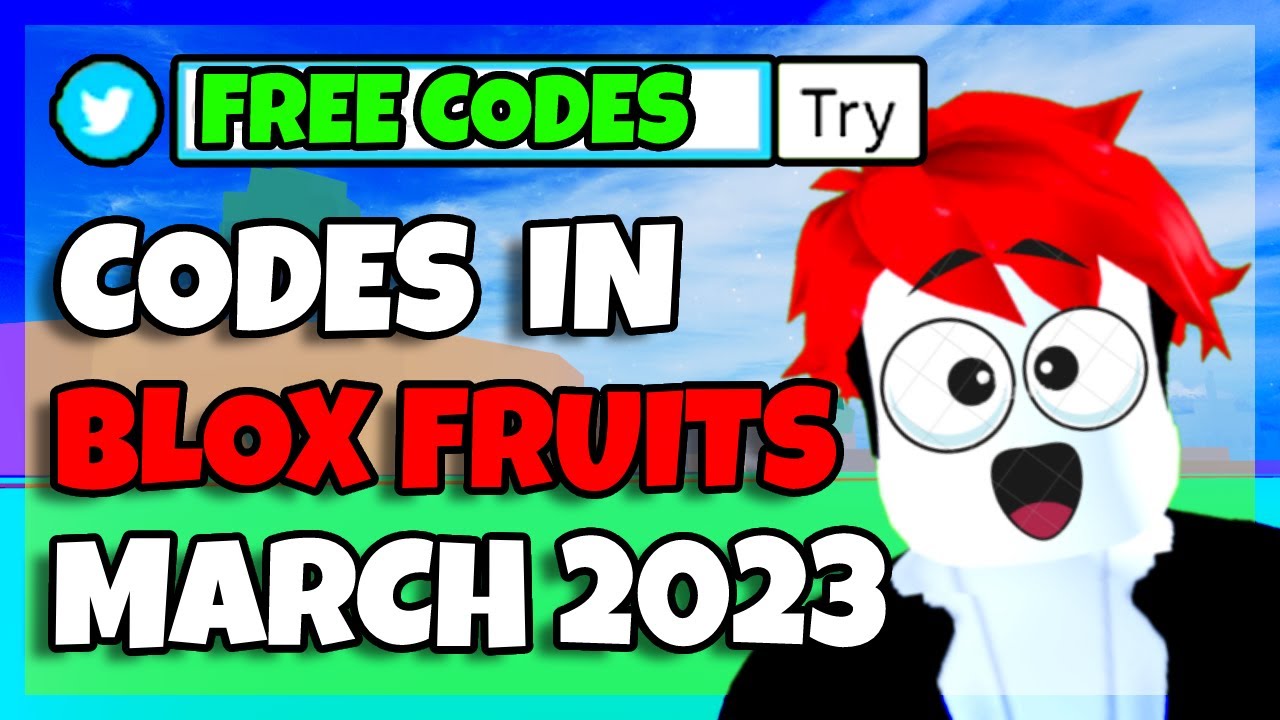 NEW* ALL WORKING CODES FOR BLOX FRUITS IN MARCH 2023! ROBLOX BLOX FRUITS  CODES 