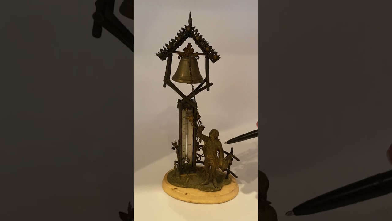 Lot 119: Man Ringing Church Bell Fancy Hotel Bell