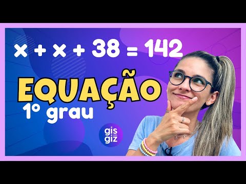 Matemática Gis com Giz - ⭕️ EQUAÇÃO DO 1º GRAU COM DUAS INCÓGNITAS - às 18h  no canal da Gis ☺️