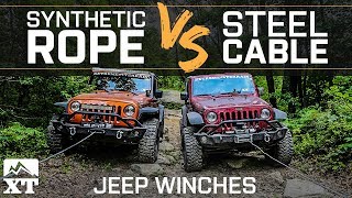 The Best Winch Line For Your Jeep Wrangler  Steel Cable vs Synthetic Line