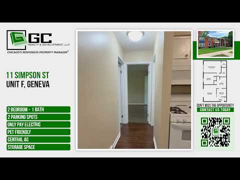11 Simpson St - Unit F, Geneva, IL home video tour