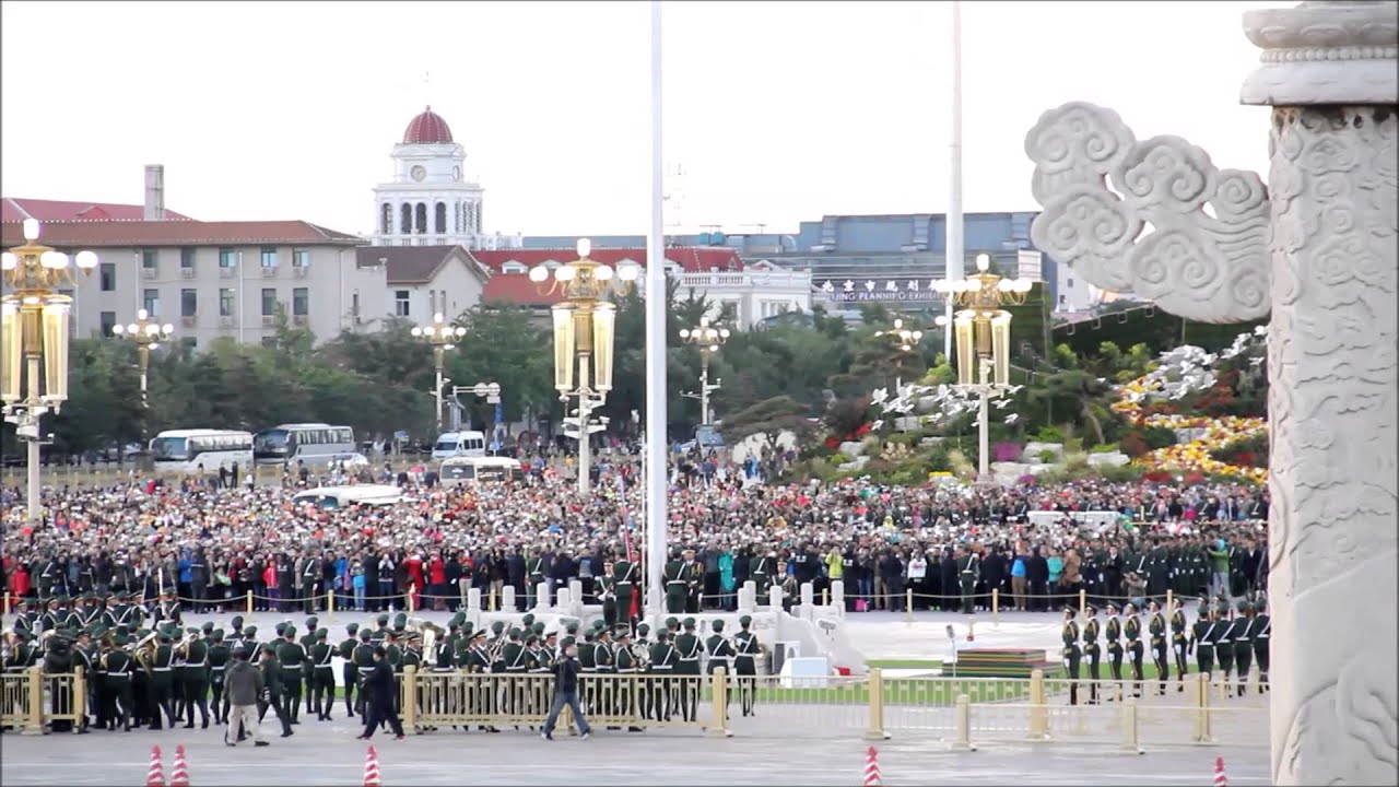 Flag raising ceremony China 2015